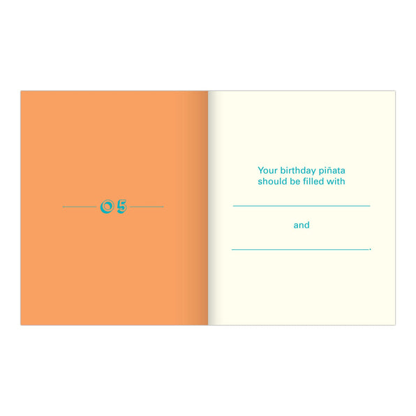 Knock Knock Happy Birthday Fill in the Love® Card Booklet - Knock Knock Stuff SKU 