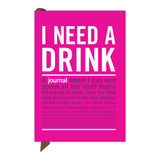 Knock Knock I Need a Drink Mini Inner-Truth® Journal - Knock Knock Stuff SKU 