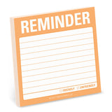 Knock Knock Reminder Sticky Notes Adhesive Paper Notepad - Knock Knock Stuff SKU 12489