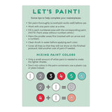 Knock Knock Office Supplies Paint-by-Number Postcards Kit - Knock Knock Stuff SKU 