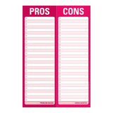 Knock Knock Pros / Cons Perforated Pad - Knock Knock Stuff SKU 