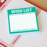 Knock Knock Wish List Sticky Notes - Knock Knock Stuff SKU 