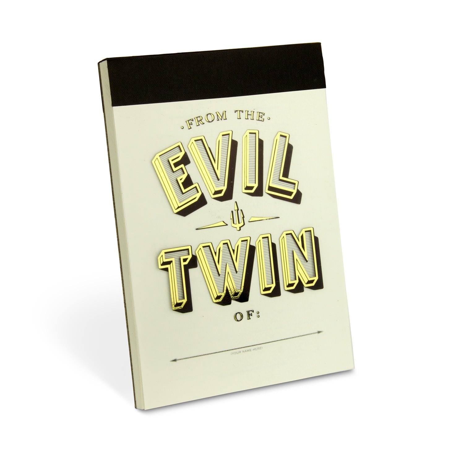 Knock Knock Evil Twin Alter Ego Notepad - Knock Knock Stuff SKU 12117